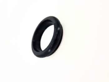 Der Dichtring rund, ein runder schwarzer O-Ring aus Gummi, ist auf einem schlichten weißen Hintergrund abgebildet.