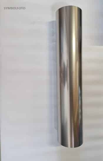 Der Kühlmantel TVS 8 D256x1250 FR6 4301 ist ein vertikaler, zylindrischer Metallstab mit glänzender, reflektierender Oberfläche, der an einer hellen Wand montiert ist. In der oberen linken Ecke erscheint das Wort SYMBOLFOTO.