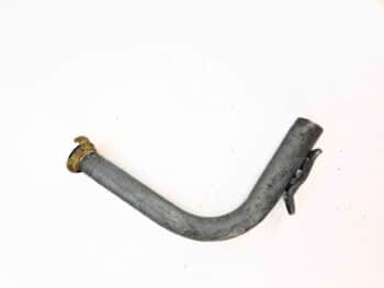 Der Schlauchanschlussbogen RE 214 ist ein gebogenes Metallrohr mit einem Messingbeschlag an einem Ende und einem Hebel oder Riegel am anderen Ende, dargestellt auf weißem Hintergrund.